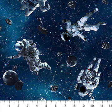 Universe - Astronauts - DP24858-48 (1/2 Yard)