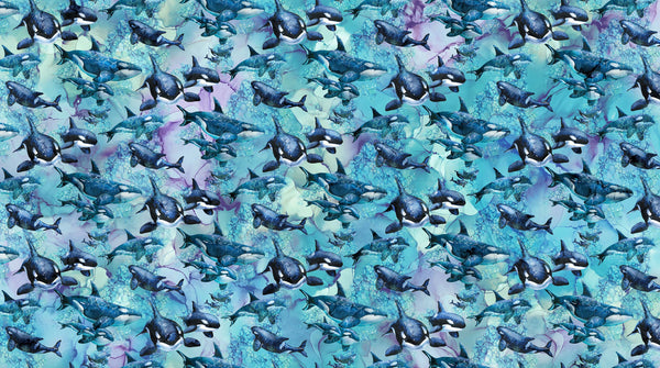 Whale Song - DP24982-44 (1/2 Yard)