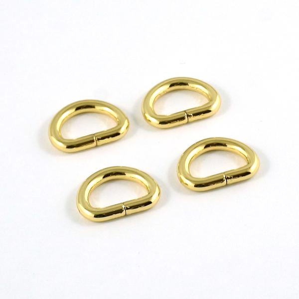 D-Rings (4 Pack) - 1/2" (12 mm) (5 finishes)