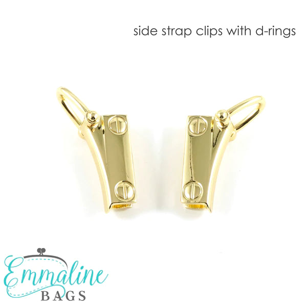 Strap Clip with D-Ring  (2 Pack) - 4 finishes
