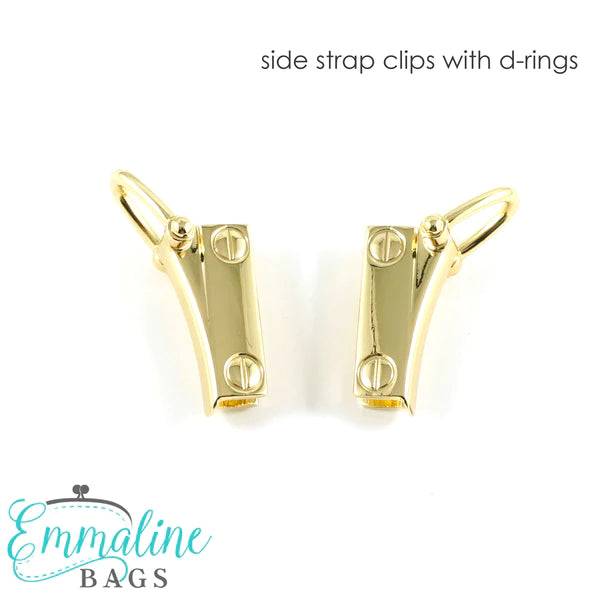Strap Clip with D-Ring  (2 Pack) - 4 finishes