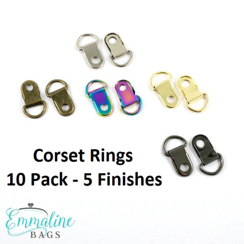 Corset Rings (10 Pack) - 5 finishes