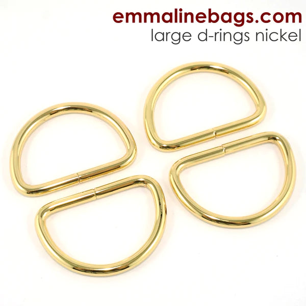 D-Rings (4 Pack) - 1 1/2" (38 mm) (5 finishes)