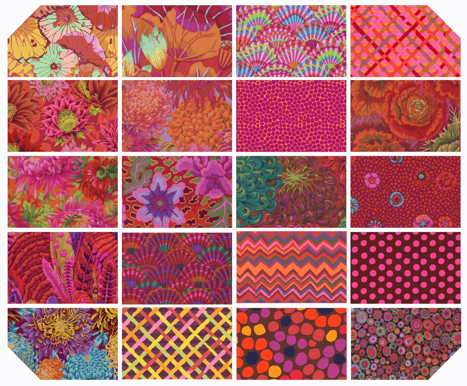 Fat Quarter Bundle - Kaffe Fassett Collective - New Classics - Equator (20 pc)