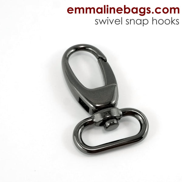 Swivel Snap Hook:  Designer Profile (2 Pack) - 1" (25 mm) (5 finishes)