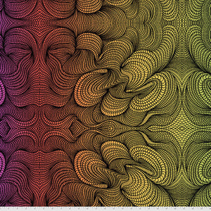 Free Spirit Fabrics - BioGeo-2 - Rainbow Bio - Multi - PWAL013.MULTI (1/2 Yard)