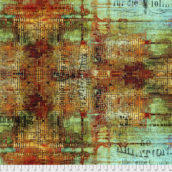 Tim Holtz - Abandoned - Rusted Patina - PWTH126.PATINA (1/2 Yard)