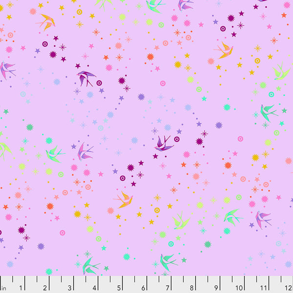 Tula Pink - True Colors - Fairy Dust - Lavender - PWTP133.LAVENDER (1/2 Yard)