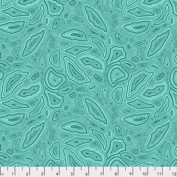 Tula Pink - True Colors - Mineral - Aquamarine -  PWTP148.AQUAMARINE (1/2 Yard)