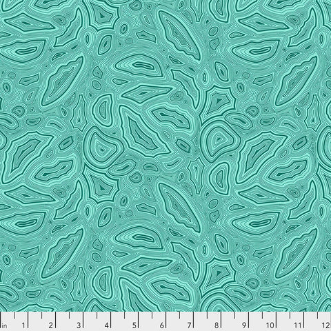 Tula Pink - True Colors - Mineral - Aquamarine -  PWTP148.AQUAMARINE (1/2 Yard)