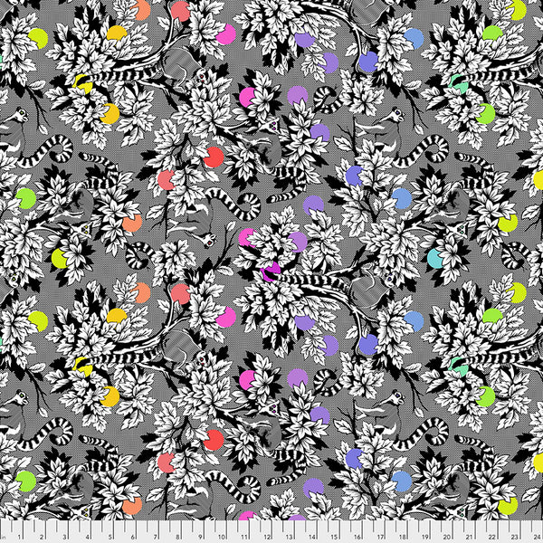 Tula Pink - Linework - Lemur Me Alone - Ink - PWTP154.INK (1/2 Yard)