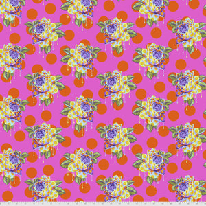 Tula Pink - Curiouser & Curiouser - Painted Roses - Daydream - PWTP161.DAYDREAM (1/2 Yard)