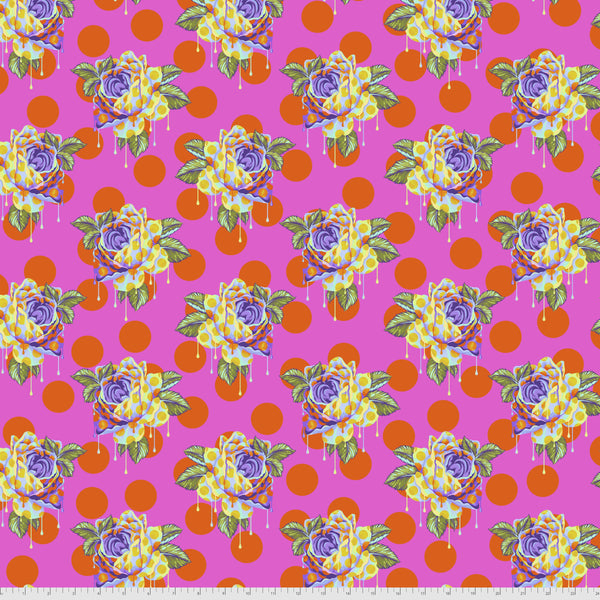 Tula Pink - Curiouser & Curiouser - Painted Roses - Daydream - PWTP161.DAYDREAM (1/2 Yard)