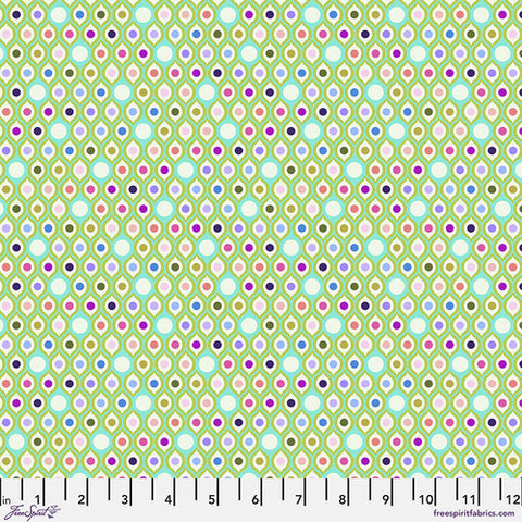 Tula Pink - Parisville (Deja Vu) - Eye Drops - Mint - PWTP192.MINT (1/2 Yard)