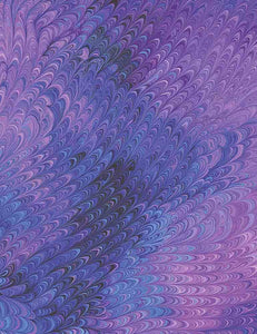 Pansy Paradise - Pansy Marbled - Pansy-C7728 Purple (1/2 Yard)