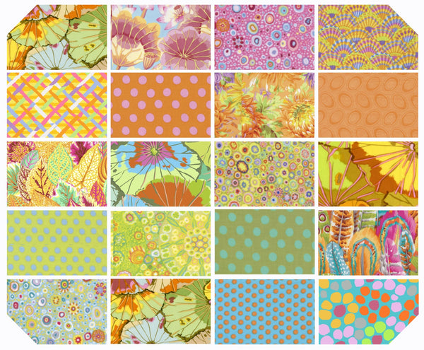 Fat Quarter Bundle - Kaffe Fassett Collective - New Classics - Parakeet (20 pc)