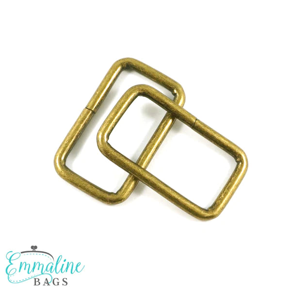 Rectangular Rings (4 Pack) - 1 1/2" (38 mm) (5 finishes)