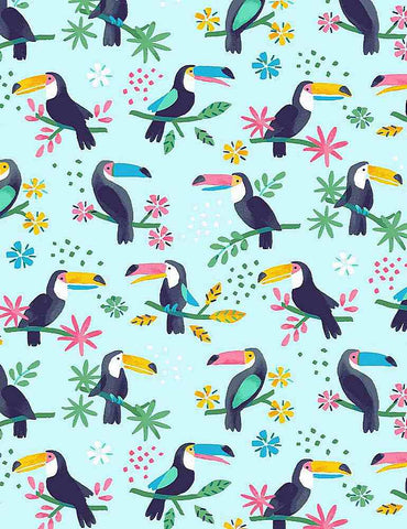 Aloha - Toucan Do It - STELLA-1514 CANAL (1/2 Yard)