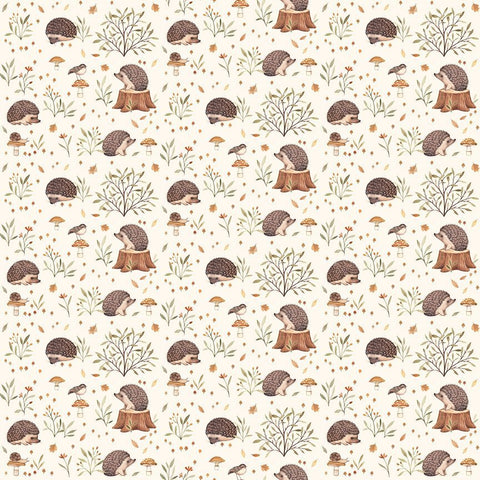 Little Forest - Hedgehogs - DSDN2304 (1/2 Yard)