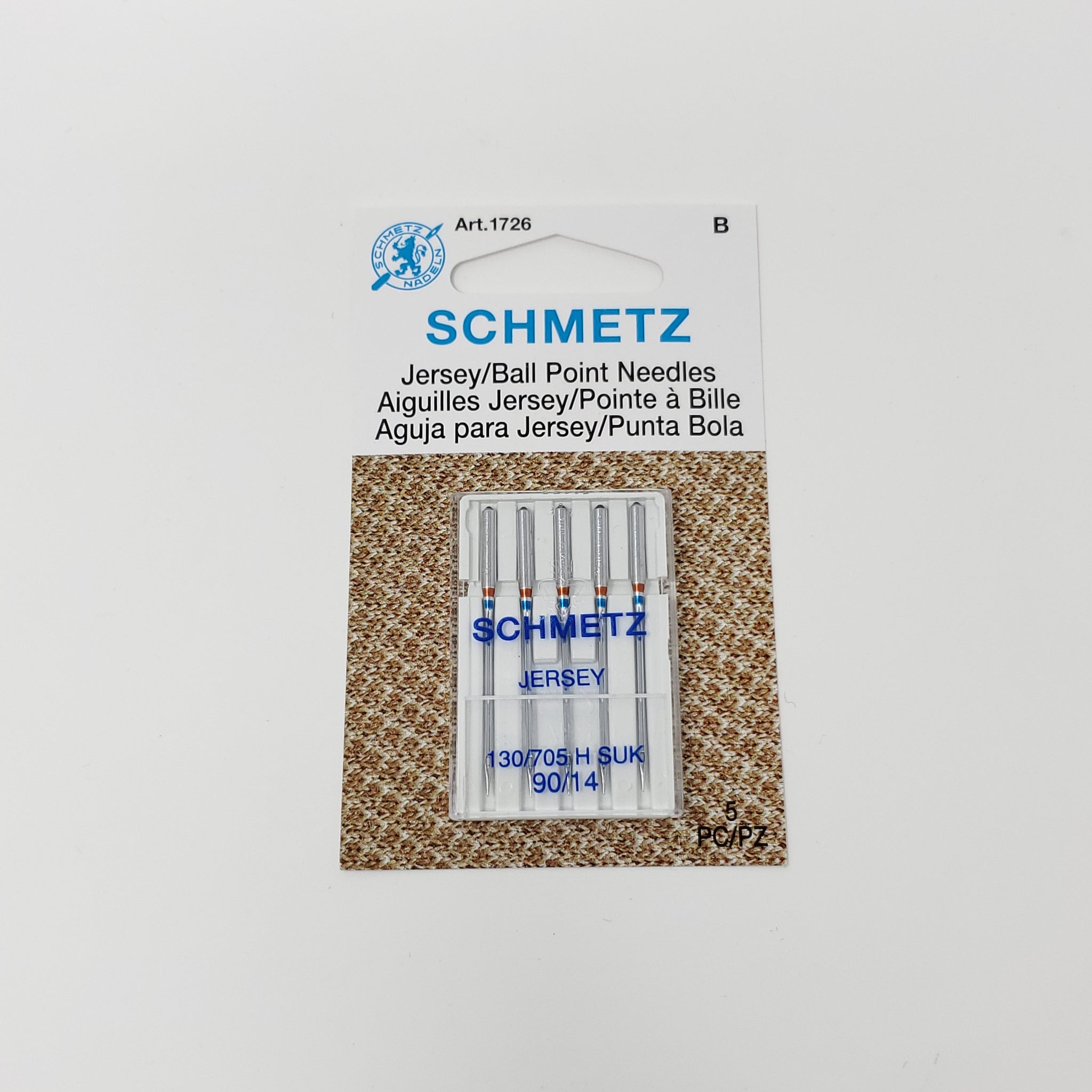 Schmetz - Jersey/ Ball Point needles (5) - Size 90/14