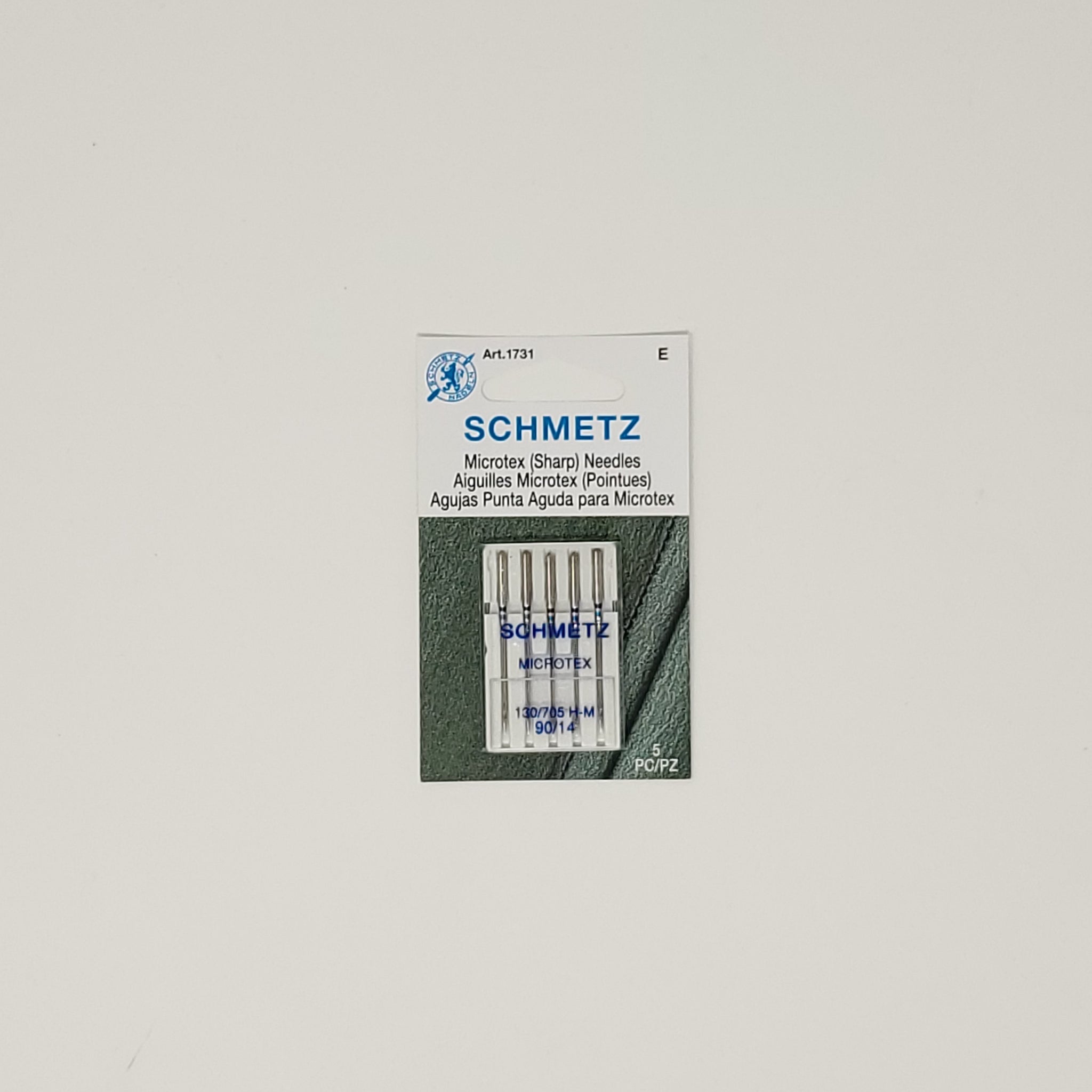 Schmetz - Microtex needles (5) - Size 90/14