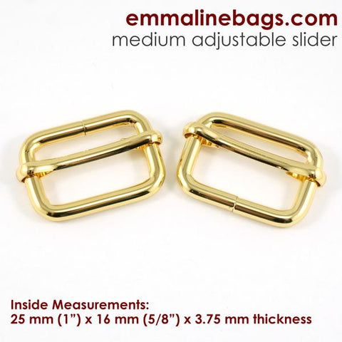 Adjustable Sliders (2 Pack) - 1" (25 mm) (5 Finishes)