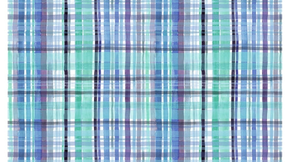 No Place Like Om - Tartan Wash (Multi) - Stella-DJL1705 (1/2 Yard)