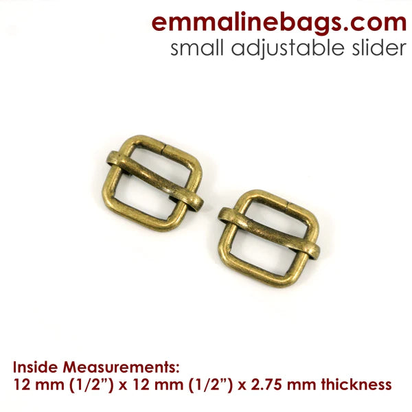 Adjustable Sliders (2 Pack) - 1/2" (12 mm) (5 Finishes)