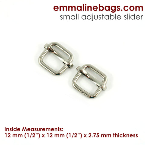 Adjustable Sliders (2 Pack) - 1/2" (12 mm) (5 Finishes)