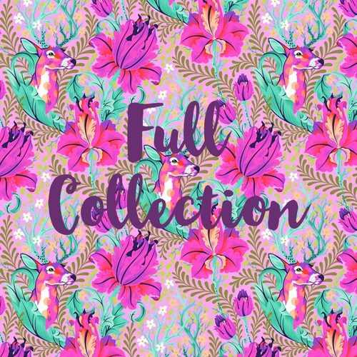 Half Yard Bundle - Tula Pink - Tiny Beasts - Full Collection (14 pcs)
