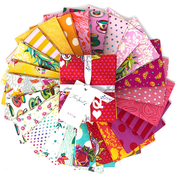 Fat Quarter Bundle - Tula Pink - Curiouser & Curiouser - Wonder - FB2FQTP.WONDER (24 pc)