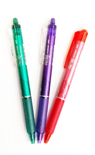 Pilot Frixion - CLICKER Erasable Gel Pens (0.7mm)