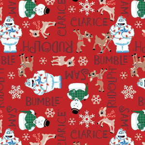 Camelot - Character Winter Holiday II - Rudolph - Character Names - CAM62010206-04 (1/2 Yard)