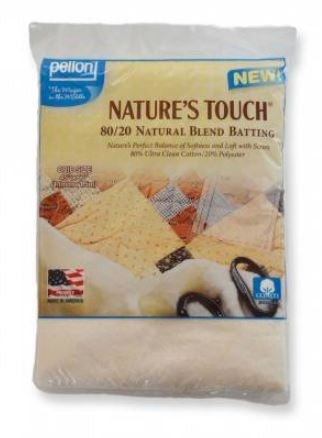 Quilt Batting - Pellon - 80/20 Cotton/Polyester Batting Package - Crib Size - 45"x60" - LE045