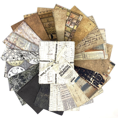 Fat Quarter Bundle - Tim Holtz - Eclectic Elements - Neutral (20 pc) - FB2FQTH.NEUTRAL